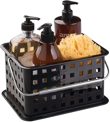 Small stackable basket in BPA without BPA with handle i Design 61202 - 5.3 "x 8.8" x 6.9 ", black, black.. DIAYTAR NIGERIA: Where every search leads to affordable products delivered promptly across Nigeria.