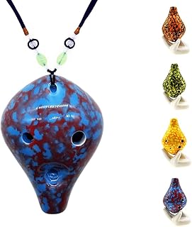 Erza Scarlet Ocarina 6 Holes Ocarina Triple Power Ocarina - Legend of Zelda Ocarina in ceramic (blue).. DIAYTAR NIGERIA: Where every click leads to affordable purchases delivered promptly to your door.