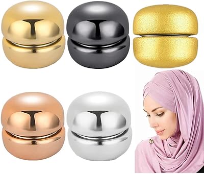 5 pieces of commercial magnetic magnetic hijab pins most powerful magnetic hijab pins without coupling for women pins of multi-use colored hijab, gold, 0.4.. Say goodbye to long wait times — DIAYTAR Nigeria ships in just 5–8 days!