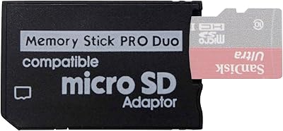 Micro SD PSP Fan Turbo memory adapter to Pro Duo Magicjet memory card for Sony PlayStation portable camera.. DIAYTAR NIGERIA brings the market to your fingertips with affordable prices and swift delivery services.