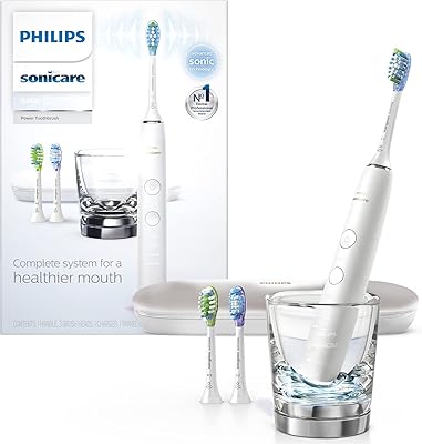 Rechargeable intelligent electric toothbrush Philips Sonicare Diamondclean 9300 - White, HX9903/01.. DIAYTAR NIGERIA delivers on every promise with our affordable prices and nationwide delivery service.