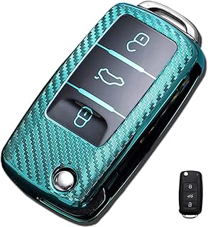 Seusi Volkswagen Key Fob Cover Key Cover Volkswagen Jetta Beetle Passat Touran Tiguan Skoda, flexible luxury Tpus-dusts Complete 3 buttons.. Online shopping made simple and affordable — DIAYTAR Nigeria.