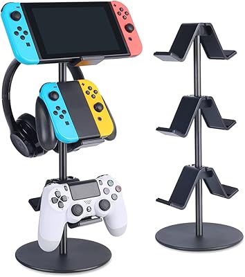Controller at 3 levels, Killjohn Helmet Support Adjustable Multi-Usage for all IT accessories and Universal Games, Xbox PS4 PS5 Nintendo Switch (Smart Black).. DIAYTAR NIGERIA: Connecting Nigerians with affordable products through our expansive e-commerce platform.