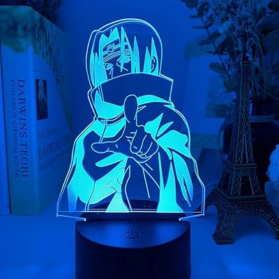 3D night lamp design of Japanese characters, Japanese illusion lamp Uchiha Sasuke, 7 colors, touch table lamp, optical lighting model.. Shop across boundaries with DIAYTAR NIGERIA's comprehensive platform and budget-friendly delivery.