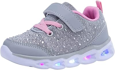 LED luminous luminous sneakers for children (girls/boys), gray, 8 m US Toddler.. Shop from our extensive catalog at DIAYTAR NIGERIA and enjoy doorstep delivery in just 5-8 days.
