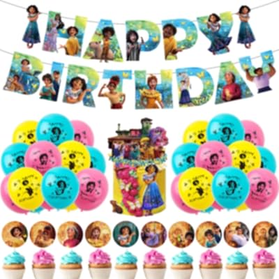 Incant Birthday Decoration Set 36 Pieces Birthday Decorations Themed Festival Decoration Incant Balls Bench Balls Decoration Encanto Fête d'Andre for birthday of children's boys.. Explore limitless products on DIAYTAR Nigeria — at the lowest prices.