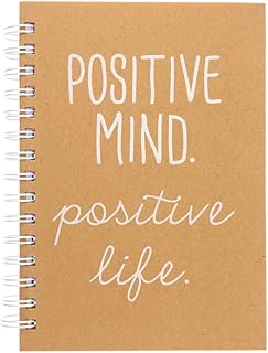 Positive spirit graphics notebook. Positive life. spiral for offices.. Shop with confidence at DIAYTAR NIGERIA, offering extensive product variety with nationwide delivery.