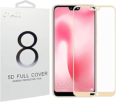 Complete screen protector in tempered glass for Huawei Nova 3e - Golden Frame.. Experience the ease of modern shopping with DIAYTAR NIGERIA's vast selection and quick delivery service.