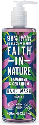 Hand wash Faith in Nature with lavender and geranium - 400 ml.. Nigeria's most diverse e-commerce platform delivers quality and affordability to your doorstep in 5-8 days.