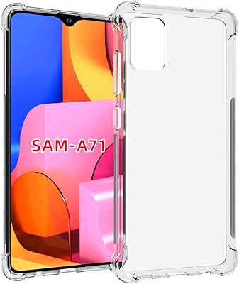 Flexible transparent protective shell absorbing shocks compatible with the Samsung Galaxy A71.. DIAYTAR NIGERIA makes online shopping accessible to all with budget-friendly prices and reliable delivery.