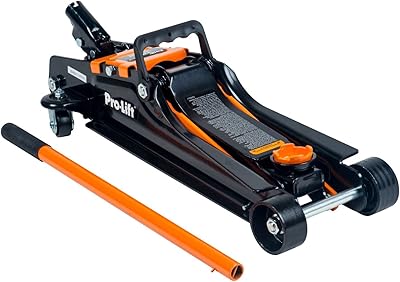 Pro Lift 2 ton flooring CLIC PL2920 - Car hydraulic jack with a capacity of 4,000 pounds for the house, the garage and the store, black/red.. From essentials to electronics, DIAYTAR Nigeria ships your order in no time.
