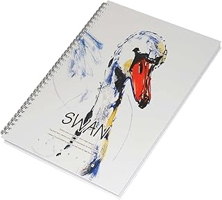 Fis lot of 5 rigid coverage spiral notebooks, 96 A4 Swan Design 2 -FSNBSHCA496 -SWA2 sheets.. DIAYTAR NIGERIA brings the joy of affordable shopping to your fingertips with delivery in less than 8 days.