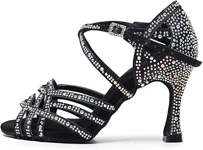Dance Shoes Strass Aoqunfs for Ballroom, Latin salsa practice, YCL429.. DIAYTAR NIGERIA delivers what matters - quality, affordability, and prompt nationwide shipping.