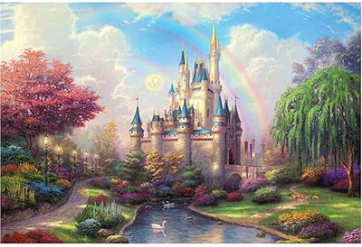 Puzzle of 1,000 pieces of a new day at the castle of Cinderella Image of Thomas Kinkade of Disney Parks.. Discover the convenience of DIAYTAR NIGERIA's vast e-commerce platform with delivery in just 5-8 days.