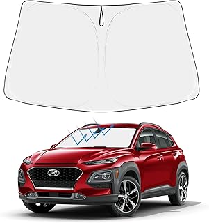 Foldable sun visor for Hyundai Kona 2018-2022, Improved sedan accessories 2021.. DIAYTAR NIGERIA puts thousands of products at your fingertips with affordable prices and delivery within a week.
