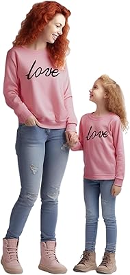 Long sleeve shirt and Mommy and Me LOVE Round Color, Family Cup blouses.. Need it fast? Need it cheap? Choose DIAYTAR Nigeria.