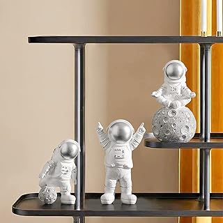 3 pieces of astronaut figurines cake extra-atmospheric space mini astronaute figurine decoration of table birthday cake, silver.. Shop smart with DIAYTAR NIGERIA, offering a vast product range delivered to your doorstep within a week.