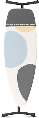 Brabantia Ironing table of size 135 x 45 cm, heat resistant for parking, silver frame, non -slip feet, suitable for seated ironing and spring bubbles, 134784, size D (135 x 45 cm).. DIAYTAR NIGERIA: Where shopping meets satisfaction with affordable prices and prompt delivery services.