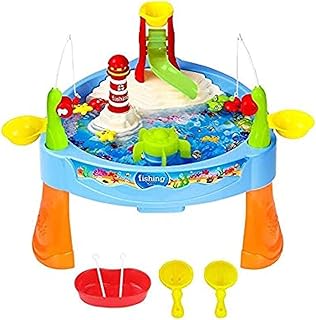 A small set of electric battery -based electric fishing toys, a cane and reel toy, water and fun, an ideal toy with music and lights for children, colored.. No stress, no delays — DIAYTAR Nigeria is your trusted shopping partner.