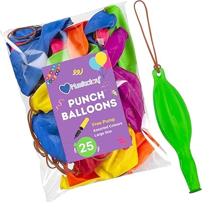 Mumfactory® 25 Great children's balloons | birthday balloons | Punch balloons to fill children's party bags | matching colors.. DIAYTAR NIGERIA: Connecting Nigerians with affordable products through our expansive e-commerce platform.