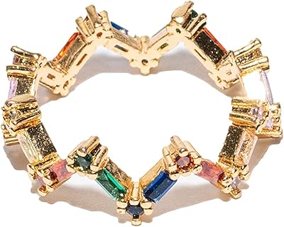 Adjustable ring adjustable gold -plated gold set with colorful zircon stones for women.. DIAYTAR NIGERIA: Where affordability and variety meet with convenient delivery within 8 days.