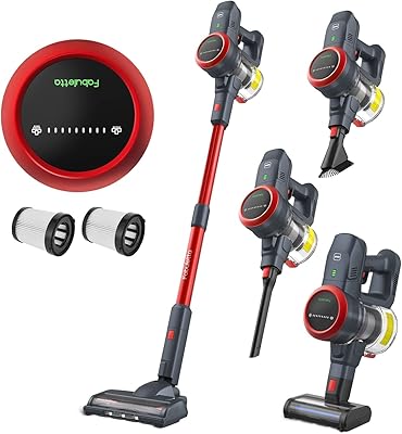 Fabolita 10 in 1 wireless vacuum cleaner - 24 kPa 250 W broom motor vacuum cleaner, removable battery with a maximum autonomy of 45 minutes, LED screen, light vacuum cleaner for stiff animal hair.. Affordable online shopping is just a click away with DIAYTAR Nigeria.