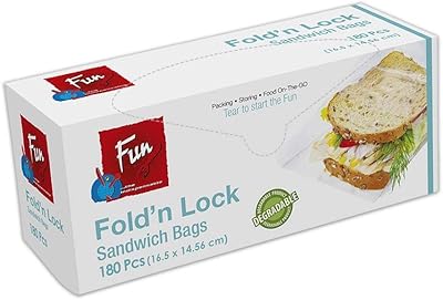 Essential Sandwich bags Fun Fold & Lock Package of 180.. Shop confidently with Nigeria's most trusted e-commerce platform, offering swift and affordable delivery.