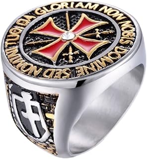 Men's Knight Ring, Masonic Masonic Cross Shield Design Ring, Templar Crusader Ring, Hip Hop Hip Hip Hip Ring, Vintage Warrior Ring, Fathers Day gift jewelry.. DIAYTAR NIGERIA: Bringing the marketplace to every Nigerian with affordable prices and quick delivery.