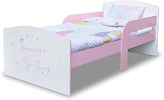 Disney princess bed for children and adolescents, durable MDF wooden frame, easy to assemble - 2 attached safety barriers - Beautiful finish (official Disney product).. DIAYTAR NIGERIA delivers value, variety, and convenience with our nationwide 5-8 day shipping.
