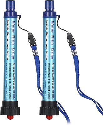 Juanzi o Water filter, package of 2 water filter straws o Water purification device filtration system for portable personal water to drink camping, hiking and preparation for emergency situations.. Navigate through thousands of products at pocket-friendly prices with DIAYTAR NIGERIA's easy-to-use platform.