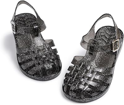 Jelly sandals for baby girls, flexible rubber sole, closed end, summer beach shoes, Mary Jane design, flat.. Shop without boundaries at DIAYTAR NIGERIA, offering affordable products with convenient delivery times.