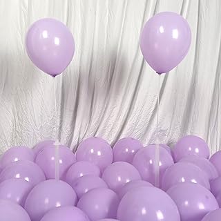 Caricoo 100pcs 10 "Pastel latex balloons, party balloons in colorful latex for wedding, graduation, birthday, baby shower, baby shower, ark decoration tower (Violet).. DIAYTAR NIGERIA: Where convenience meets affordability with delivery across Nigeria in under 8 days.