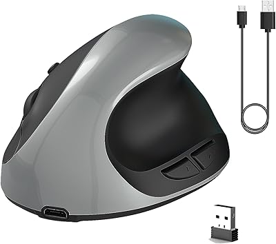Vertical Optical Rechargeable Optical Mouse 24 g Wireless Bluetooth Bluetooth mouse with 3.. Shopping made simple with DIAYTAR NIGERIA's vast selection and budget-friendly nationwide delivery.