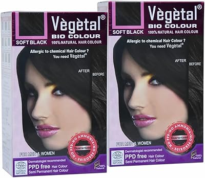 Vive vegetable color in soft black 50 g (package of 2).. DIAYTAR NIGERIA combines extensive product options with budget-friendly prices, delivered in 5-8 days.
