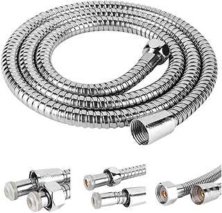 Rubik shattaf hose, Islamic shower hose for toilet shower, antideflagrant flexible encryption hose in stainless steel (1.5 m).. DIAYTAR NIGERIA brings the market to your fingertips with affordable prices and swift delivery services.
