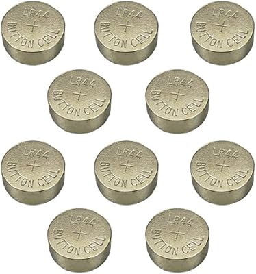 Pack of 10 AG13/LR44 alkaline batteries, wrapped separately.. DIAYTAR NIGERIA: Where shopping is affordable, selection is vast, and delivery is always reliable.