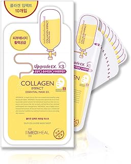 Mask Mediheal Collagen Impact Essential Ex, 10 sheets, 24 ml each.. Online shopping made simple and affordable — DIAYTAR Nigeria.
