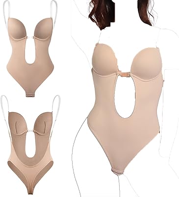 Backless bra, seamless lingerie, transparent v-neck strange for woman, wedding evening dress (khaki).. DIAYTAR NIGERIA: Empowering Nigerians with access to affordable products and reliable 5-8 day delivery.