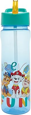 Bottle of water Paw Patrol with foldable straw 600 ml-Official British product by Polar Gear-Reusable for children, anti-arrival-without BPA-Recyclable plastic-Ideal for Sports Picnics at School, in the crèche-Blue and Green.. Your complete shopping solution, DIAYTAR NIGERIA offers extensive variety with budget-friendly delivery.