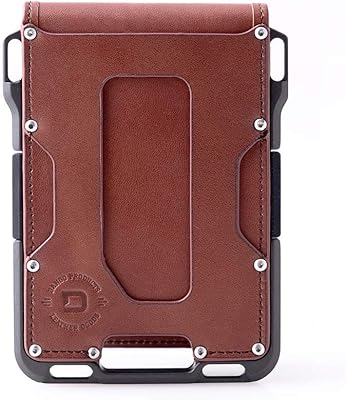 Dango M1 Maverick portfolio - CNC machined aluminum, made in the United States, two -parts - whiskey/taupe, m, RFID wallet.. DIAYTAR NIGERIA: Bridging the gap between consumers and quality products with affordable nationwide shipping.