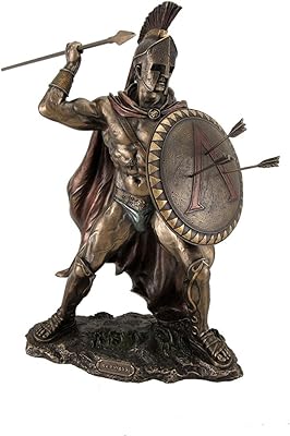 Statue of the Greek warrior king Léonidas de Sparte in Bronze finish by Veronese Design.. Experience the future of online shopping with DIAYTAR NIGERIA's extensive product range and competitive pricing.