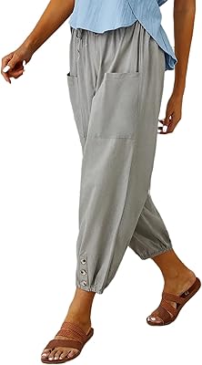 Large loose pants in Women's Large Links for Women, ankle length with pocket, for women.. Discover more ways to save — every day on DIAYTAR Nigeria.