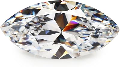 50pcs size 2x4 ~ 10x20mm aaaaa white marquise cut in the European machine precious cubic zirconia stones.. DIAYTAR NIGERIA delivers what matters - quality, affordability, and prompt nationwide shipping.