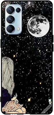 Protective cover for mobile phone Oppo Reno 5 PRO 5G looking towards the moon.. Experience the joy of discovery with DIAYTAR NIGERIA's vast catalog and nationwide affordable delivery.