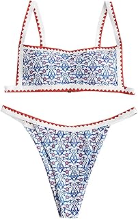 Flower bikini set with knot on the front for women.. DIAYTAR NIGERIA: Where value shopping meets reliable 5-8 day delivery across the nation.