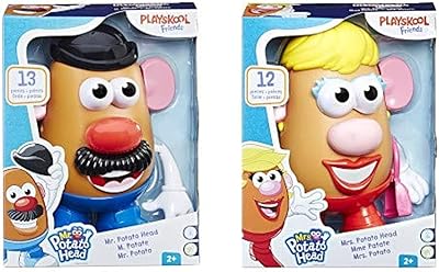 Mr. potato head mr. & mrs. potato heads, lot de 2, multicolore.. DIAYTAR NIGERIA: Where every search yields affordable results delivered promptly to your door.