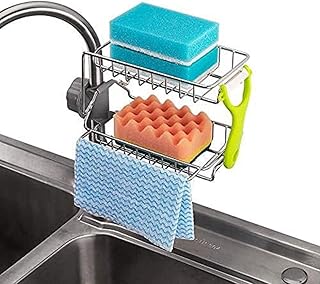 Sponge holder for united stainless steel kitchen faucet, bathroom or kitchen organizer.. Why shop anywhere else? DIAYTAR Nigeria has it all and delivers fast.