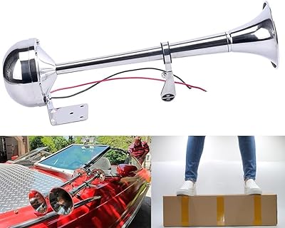 Klaxon Marin 12V for boat, sailor Klaxon in polished stainless steel, low and high steps horn, adjustable horn support (single 12V horn).. Shop with confidence at DIAYTAR NIGERIA, offering extensive product variety with nationwide delivery.