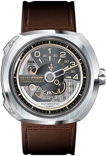 V2-1 chain for men in brown leather, brown, automatic watch.. Your everyday shopping companion, DIAYTAR NIGERIA offers unbeatable value with nationwide delivery.