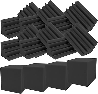 Jenny 16pcs bass traps, padded corner reduction of low frequency noise for recording studio, 12 x corner plates + 4 cubic plates.. Shop with confidence at DIAYTAR NIGERIA, Nigeria's premier affordable e-commerce platform.